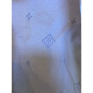 INUP HOME Linens Textured QUEEN Duvet Cover Ruffle Edge Dust Rose Light Mauve